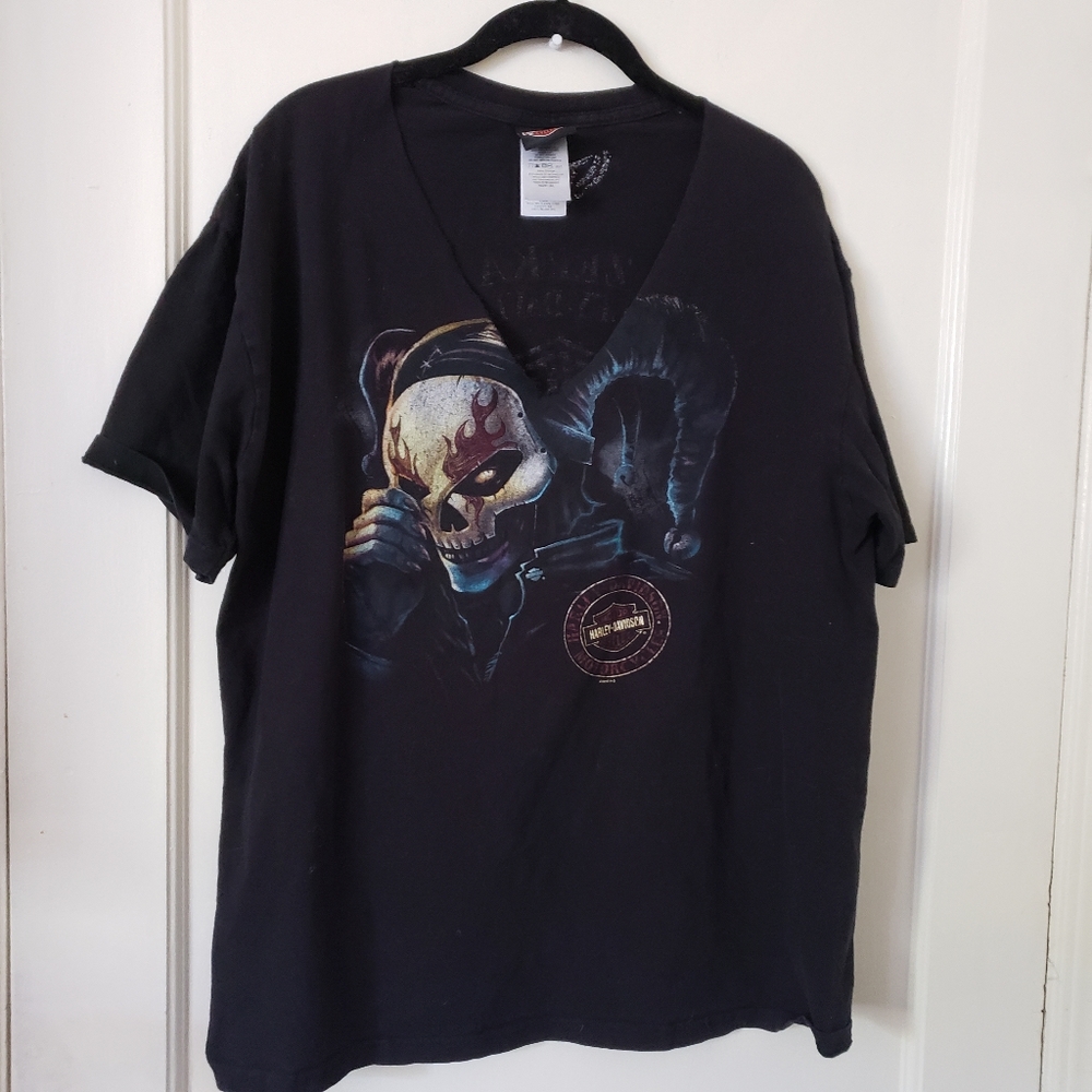 Vintage Harley-Davidson's distressed shirt